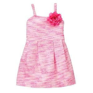 Janie and Jack Pick-Stitch Boucle Dress